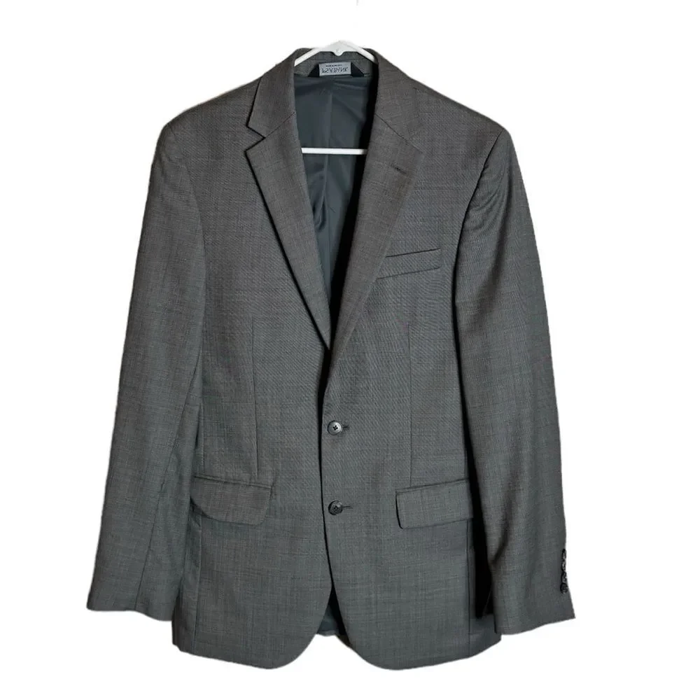 Jos. A. Bank Slim Fit Gray Wool Blazer size 38 Long